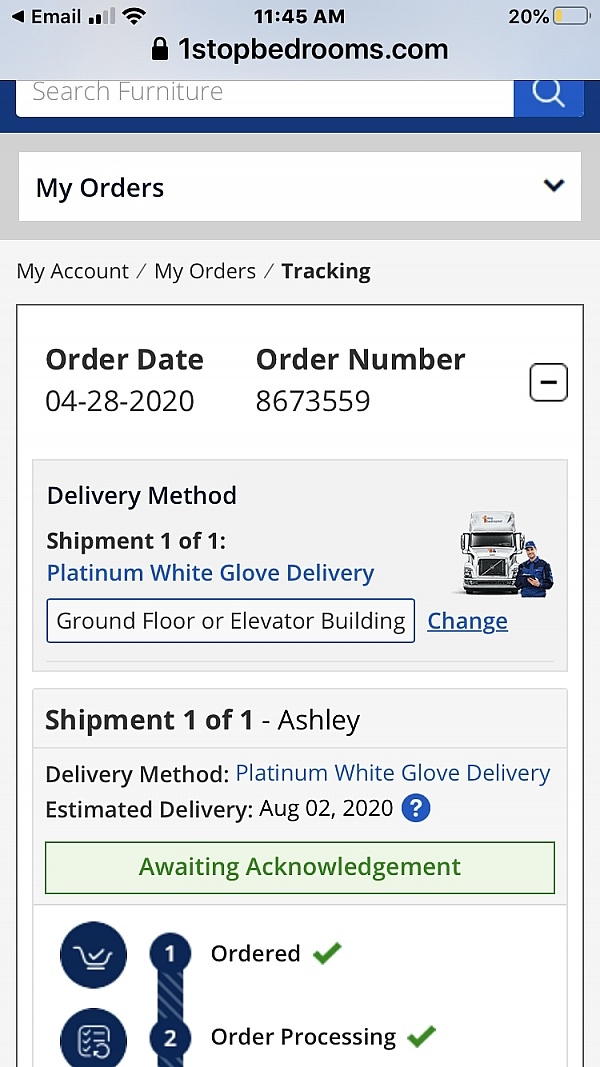 is this a reliable website company to order from 1StopBedrooms Q A