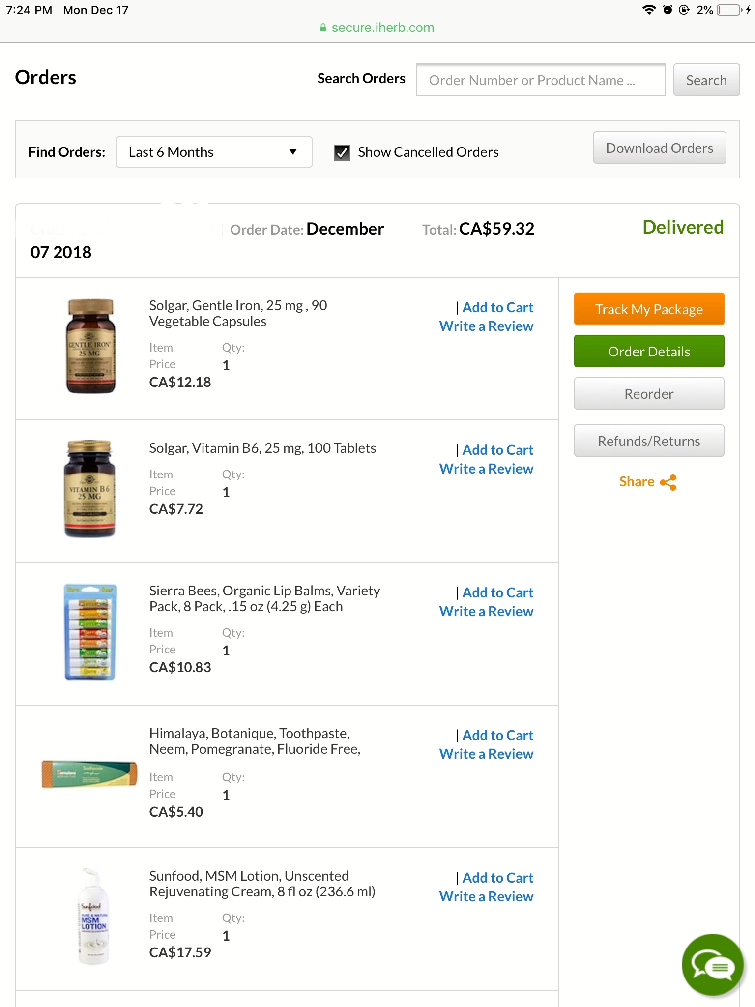 iHerb Reviews - 676 Reviews of Iherb.com | Sitejabber