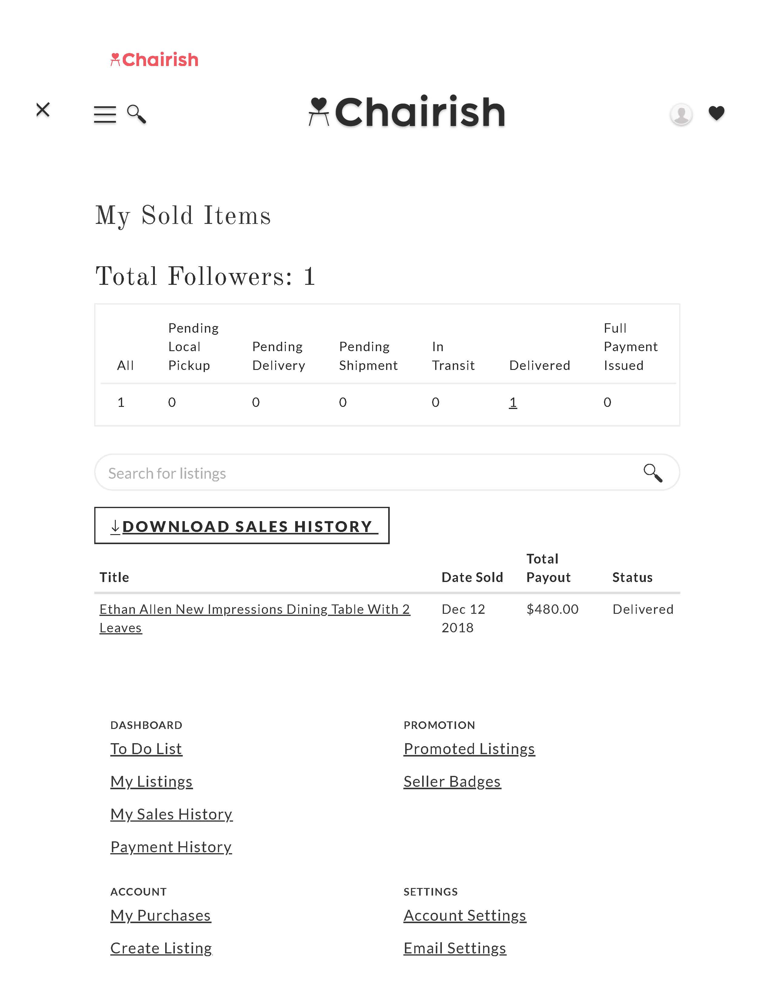 Chairish Reviews 87 Reviews of Sitejabber