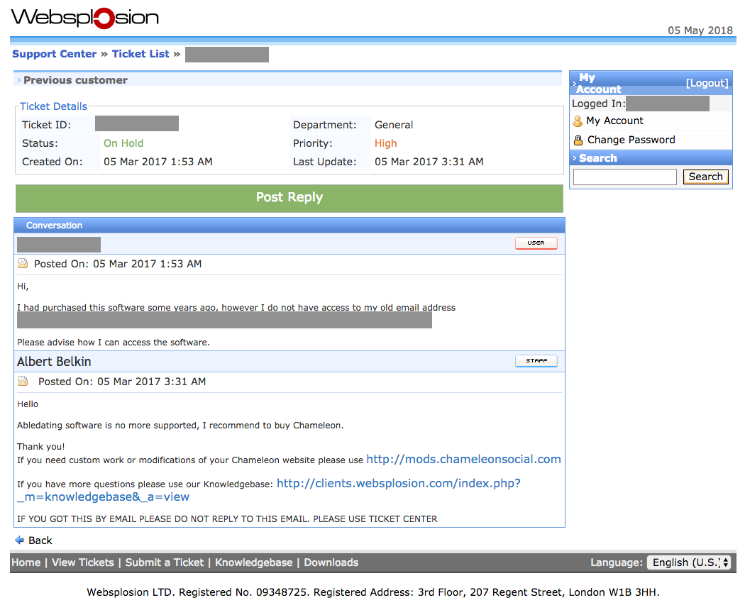 chameleon ster social network dating software