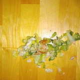 Bread all mushed into the lettuce. Awful... just awful.