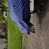 This is way to long so there was no tension so I had 3 ft of water inside my boat.