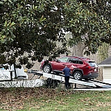 Right before the associate crashed my new car into the back of my neighbor’s sudan