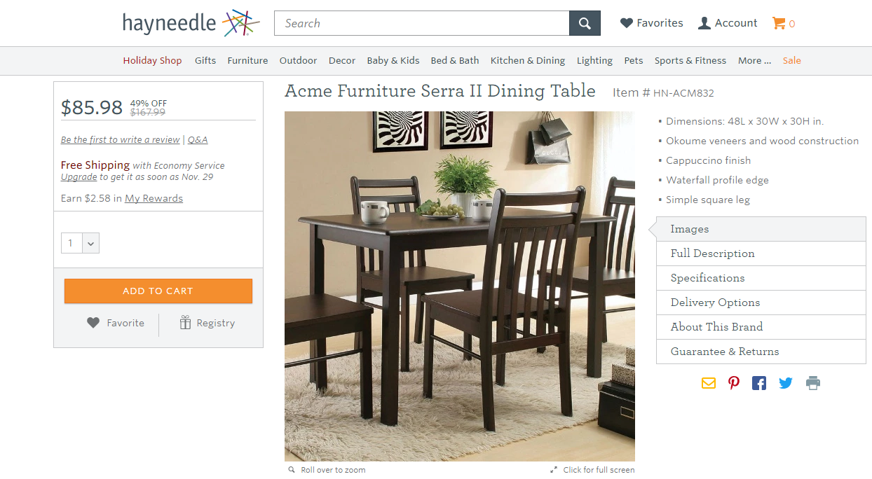 Hayneedle Reviews 313 Reviews of Sitejabber