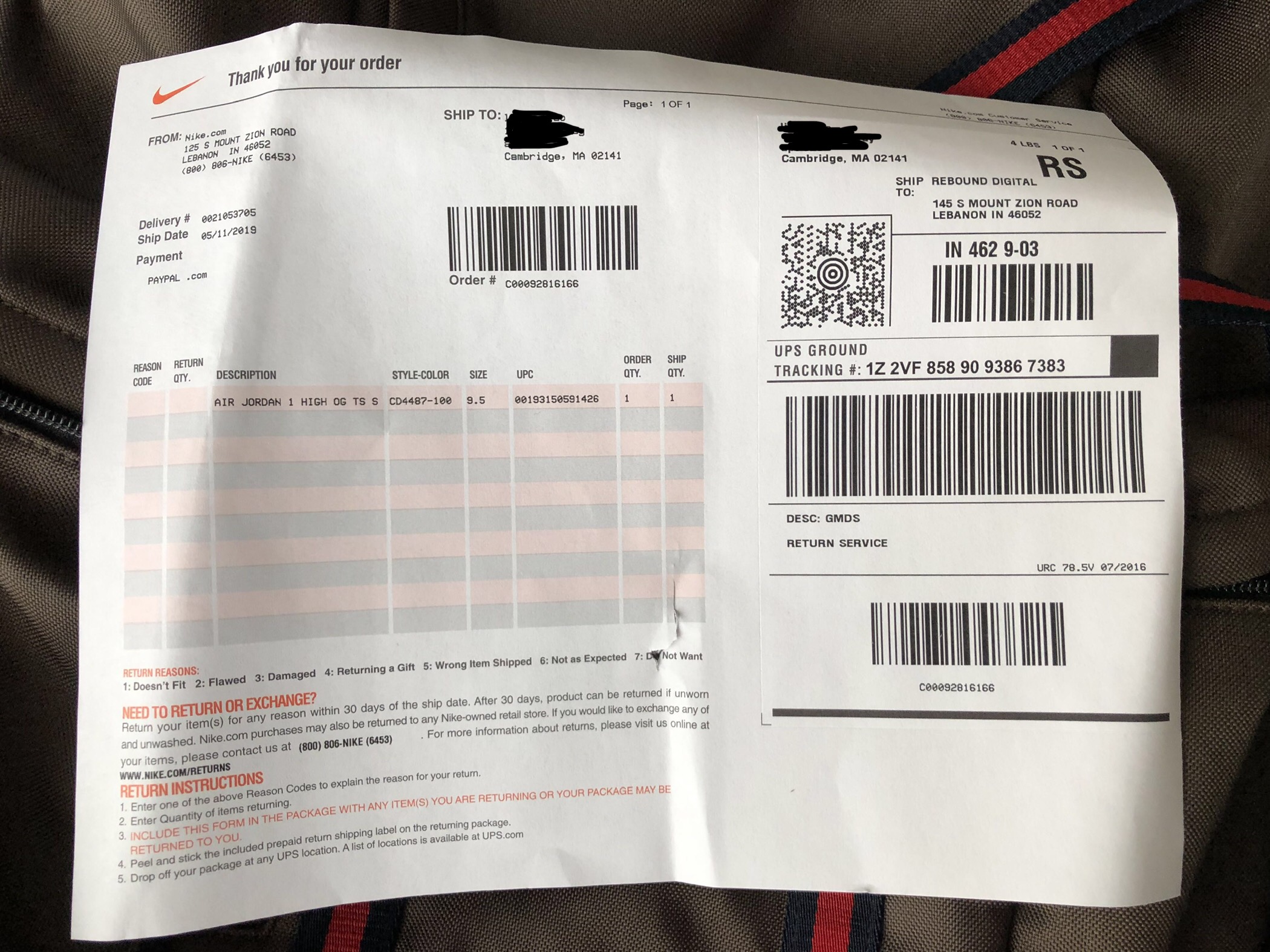 shipping to stockx