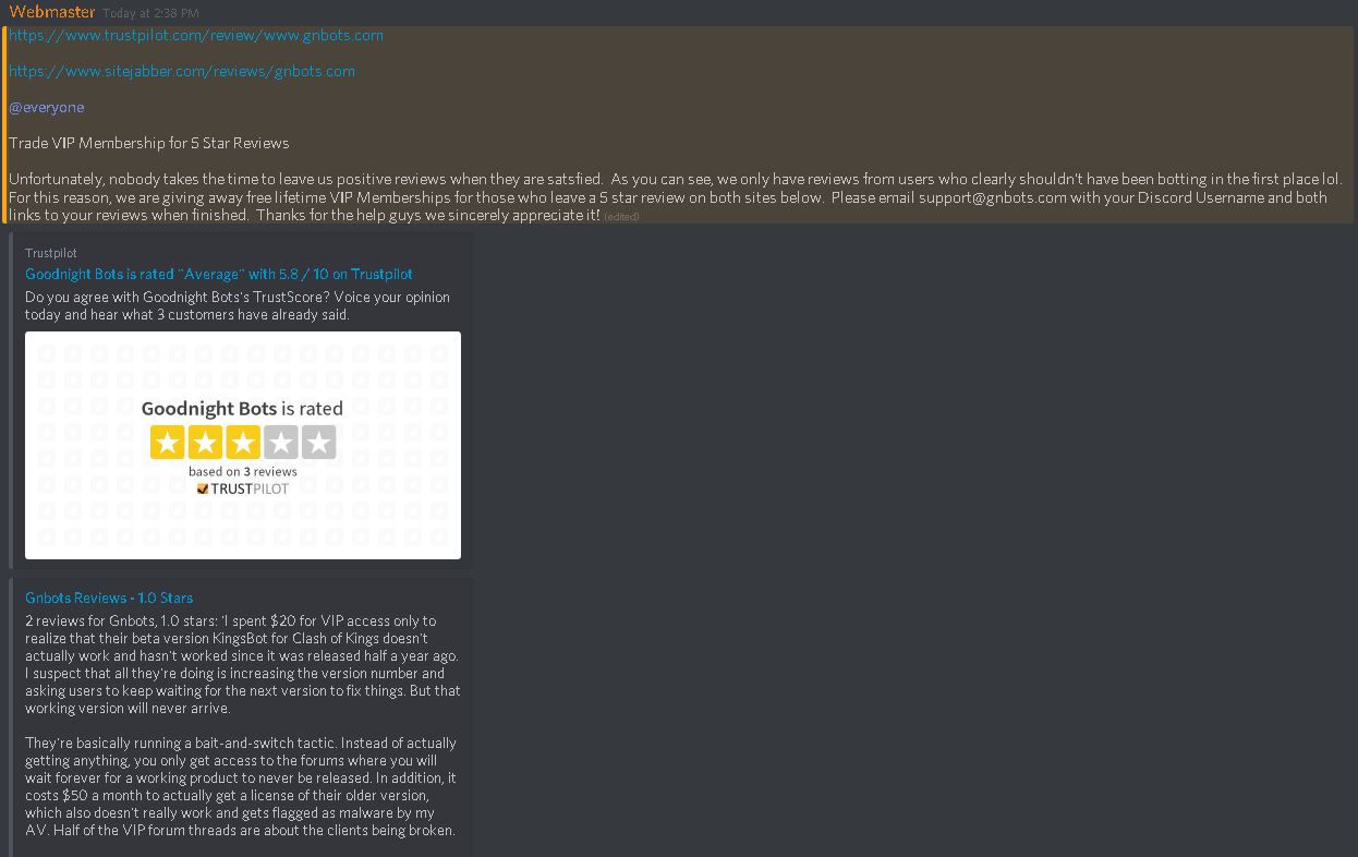 goodnight bots reviews 96