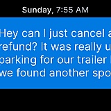 Refund request to host left on read