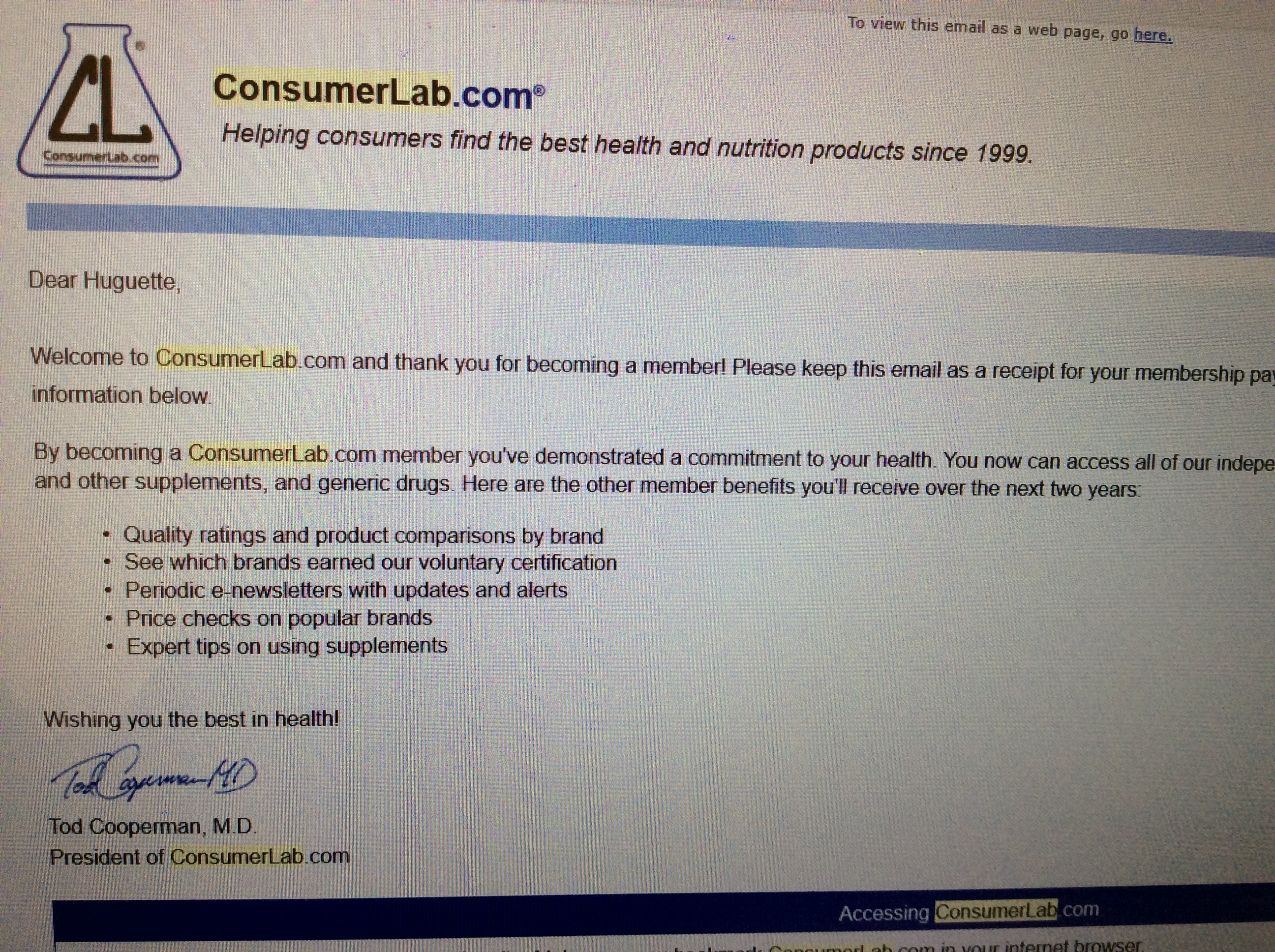 ConsumerLab Reviews - 58 Reviews of Consumerlab.com | Sitejabber