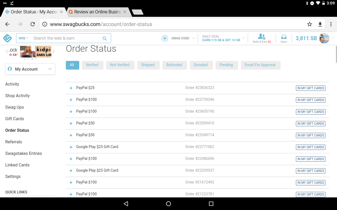 Swagbucks Reviews 7,409 Reviews of Sitejabber