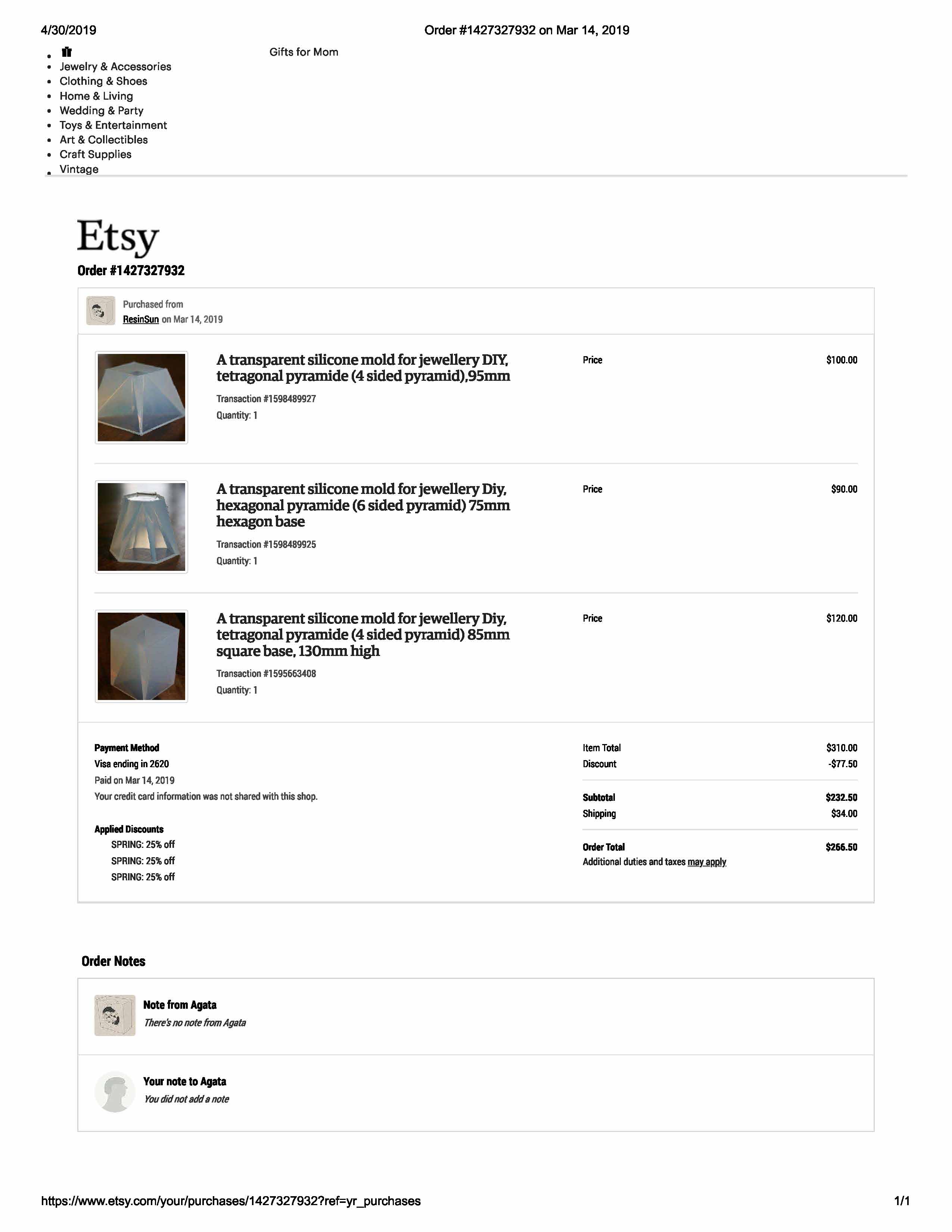 Etsy Reviews 1,929 Reviews of Sitejabber