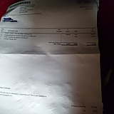Receipt that came in shipment total cost $56.80