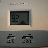 93 degrees inside during the summer.