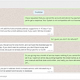 One nice thing about Whatsapp's text messages. They create great documentation and above all "They don't lie"
