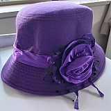 Photo taken after my attempts to straighten out the hat.