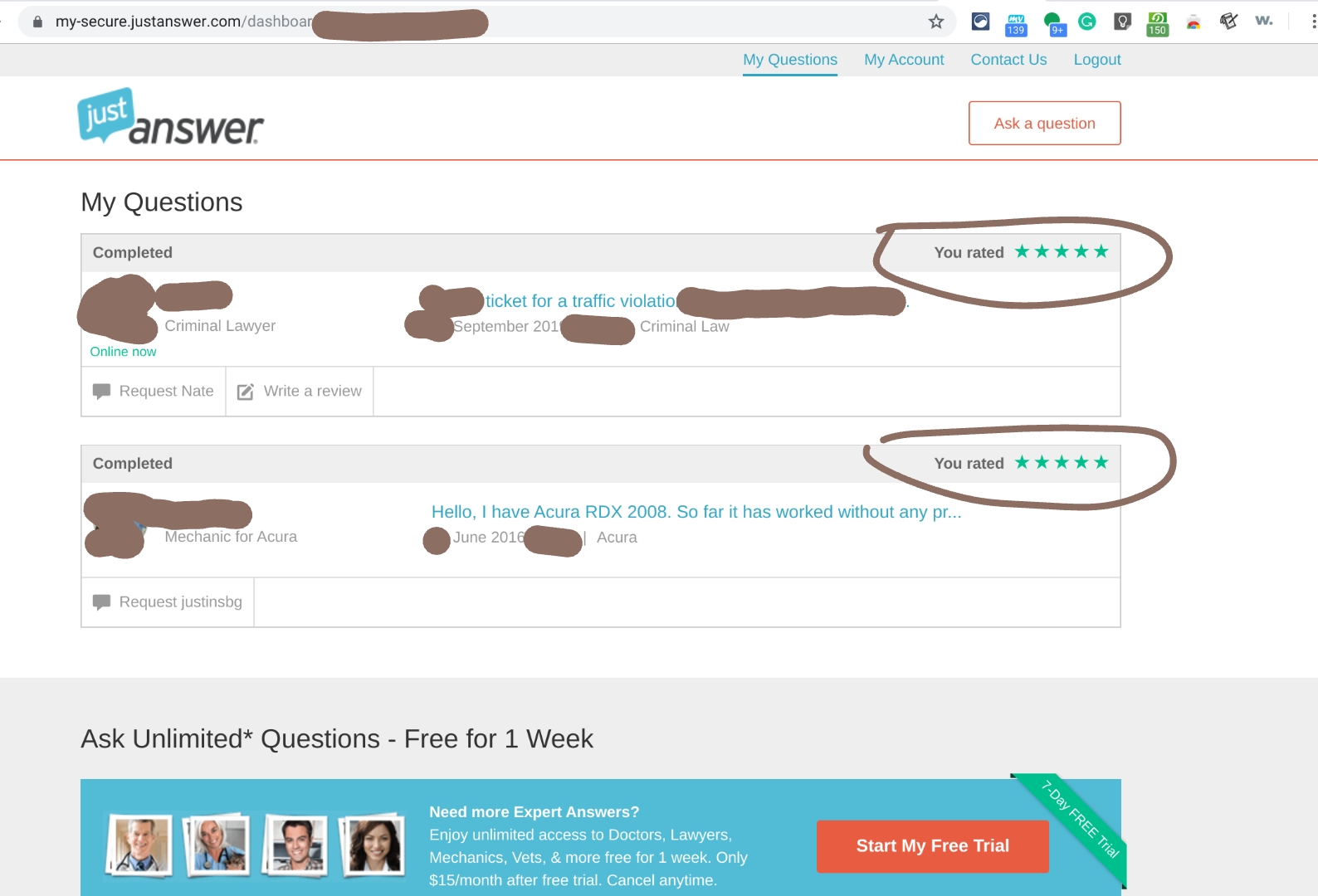 JustAnswer Reviews 2,137 Reviews of Sitejabber
