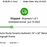 Screenshot of purchase.