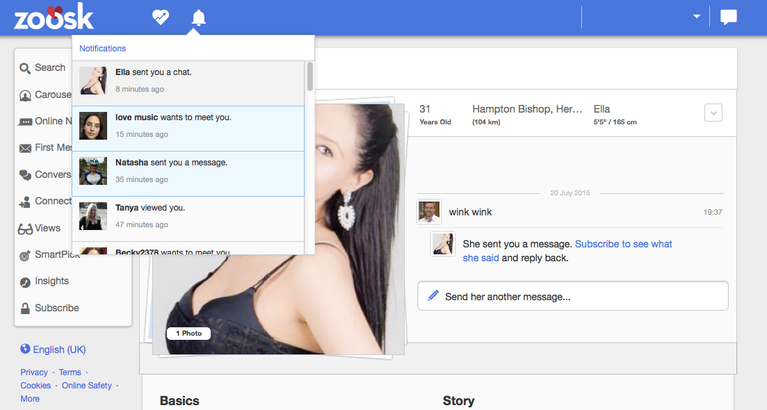 Zoosk Fees Zoosk Fees
