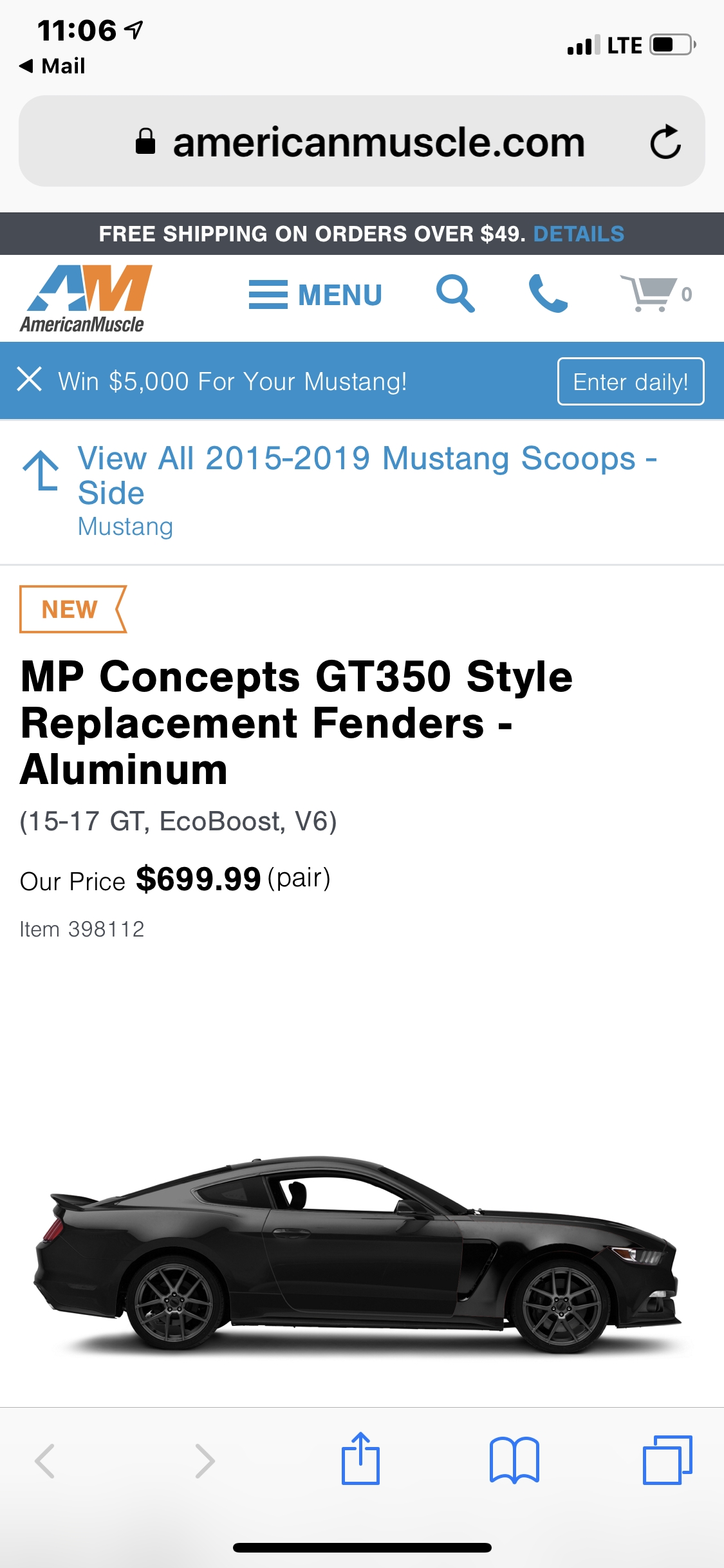 AmericanMuscle Reviews 90 Reviews of Sitejabber