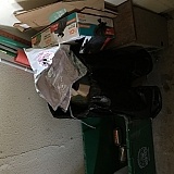 In the garbage bin!
