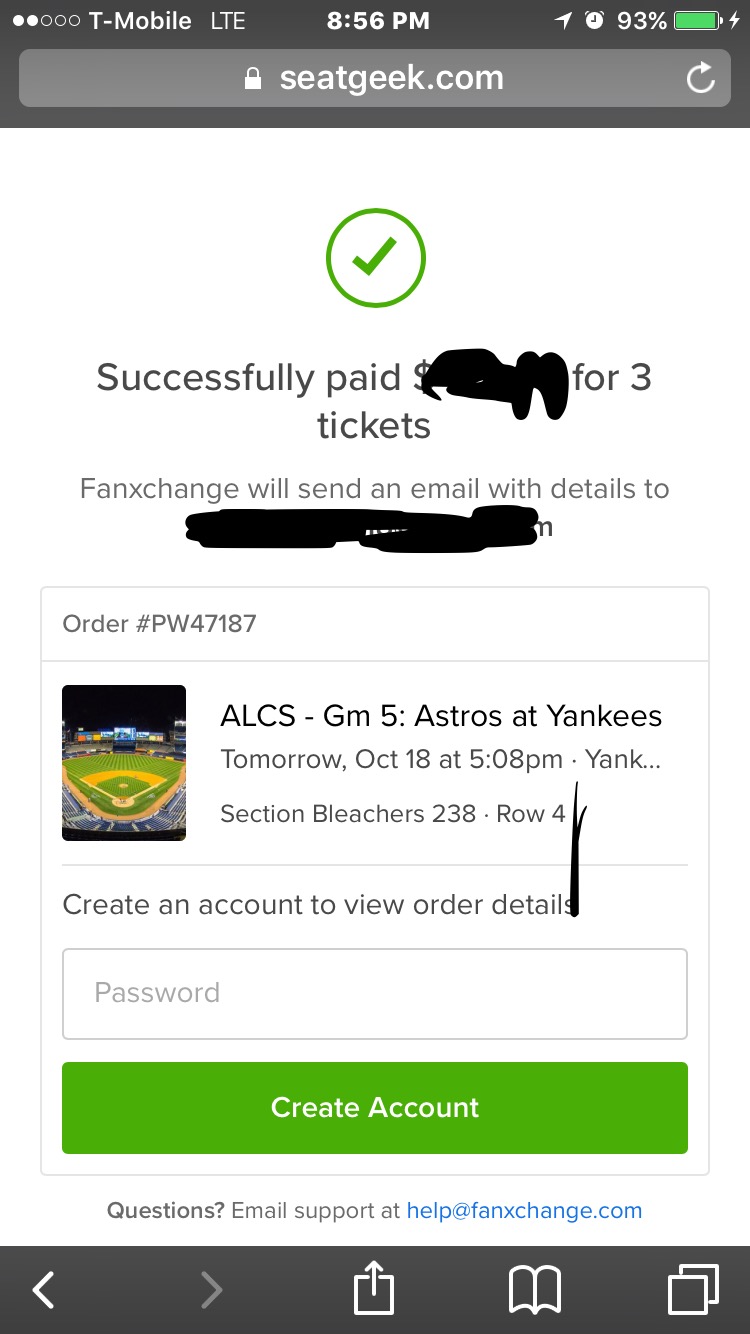 Seatgeek Reviews 1 495 Of Sitejabber Seatgeek