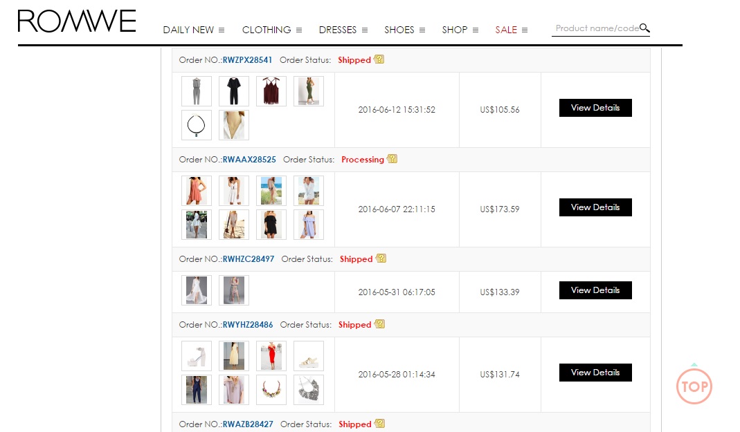 ROMWE Reviews 1,921 Reviews of Sitejabber