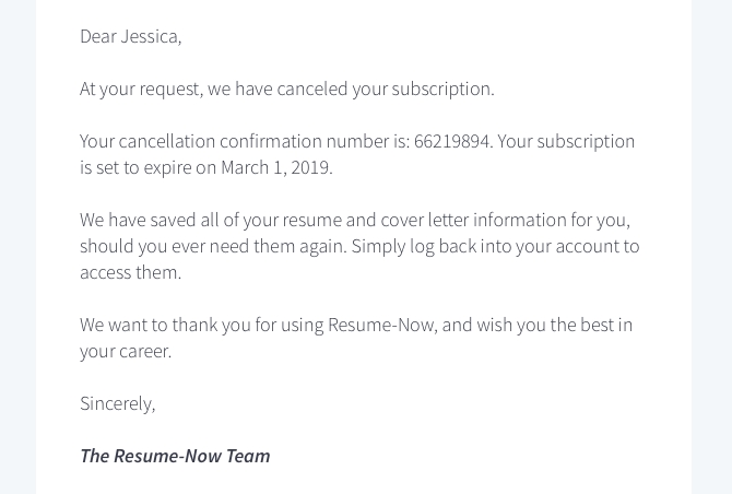 resume now