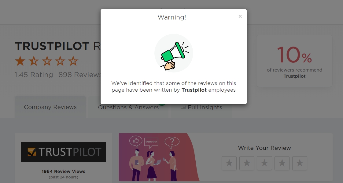 Trustpilot Reviews 126 Reviews of Sitejabber