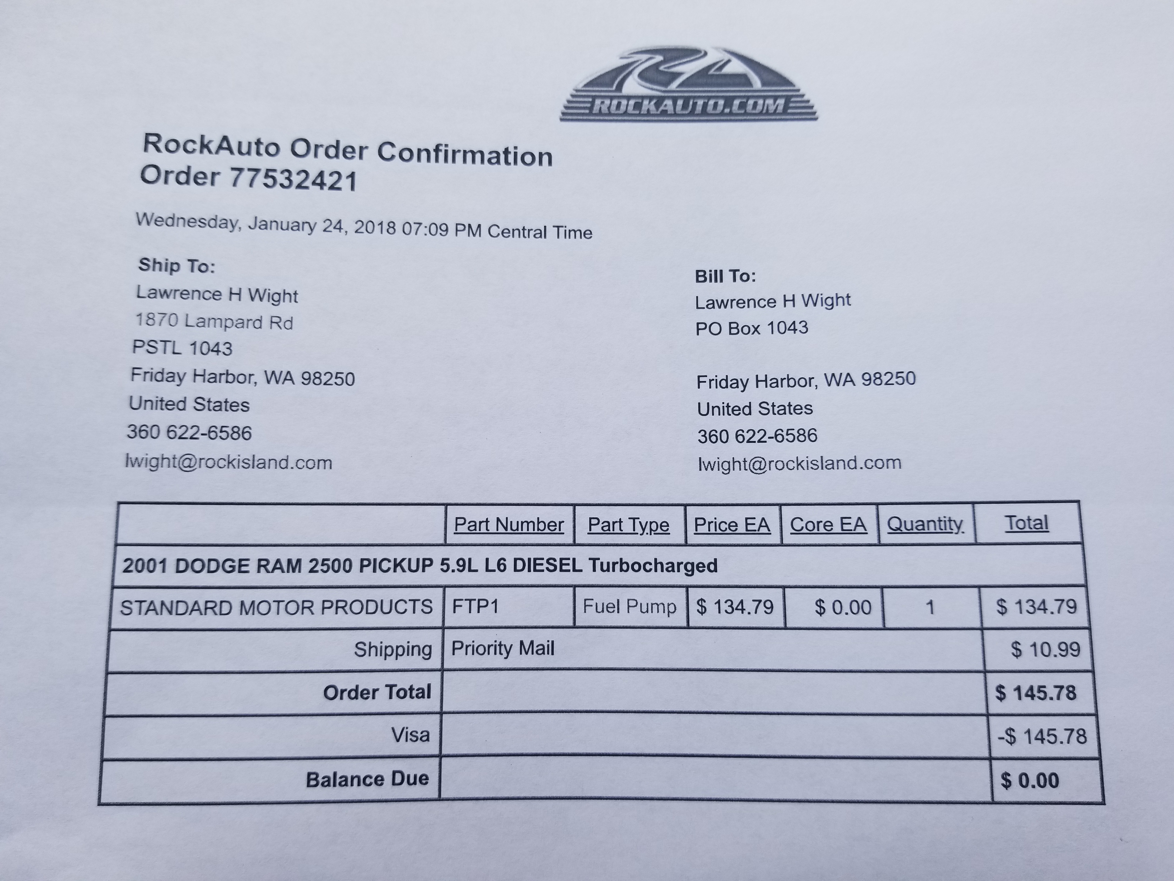 RockAuto Reviews 203 Reviews of Sitejabber