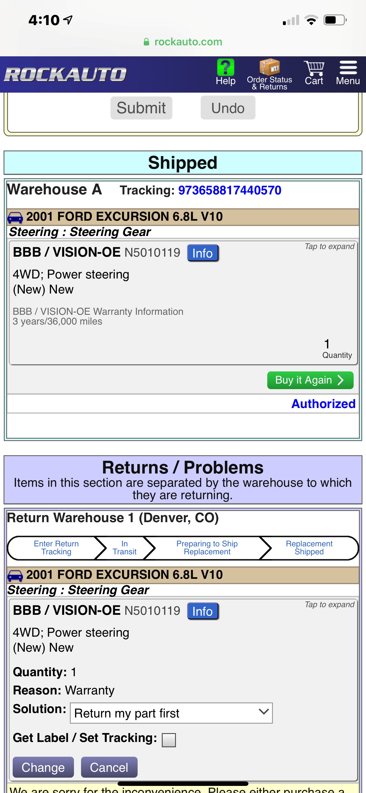 RockAuto Reviews - 203 Reviews of Rockauto.com | Sitejabber