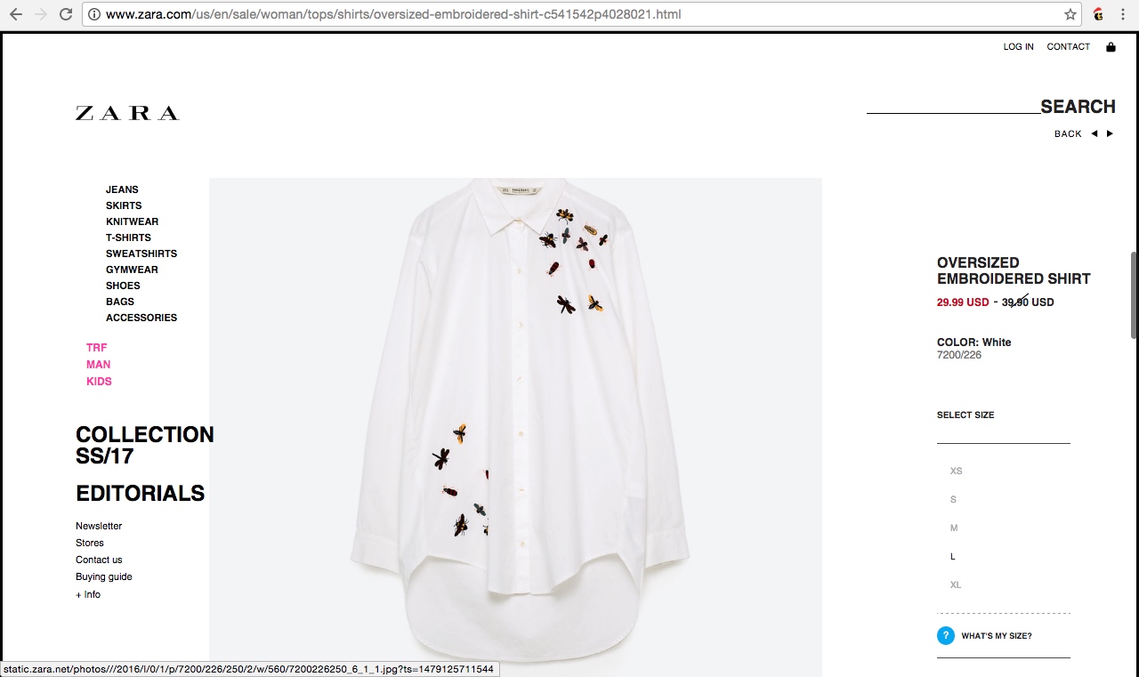 ZARA Reviews 833 Reviews of Sitejabber