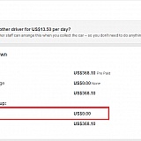Screen shot of the rental voucher from the website today, after the trip, still says that no taxes and fees were due.