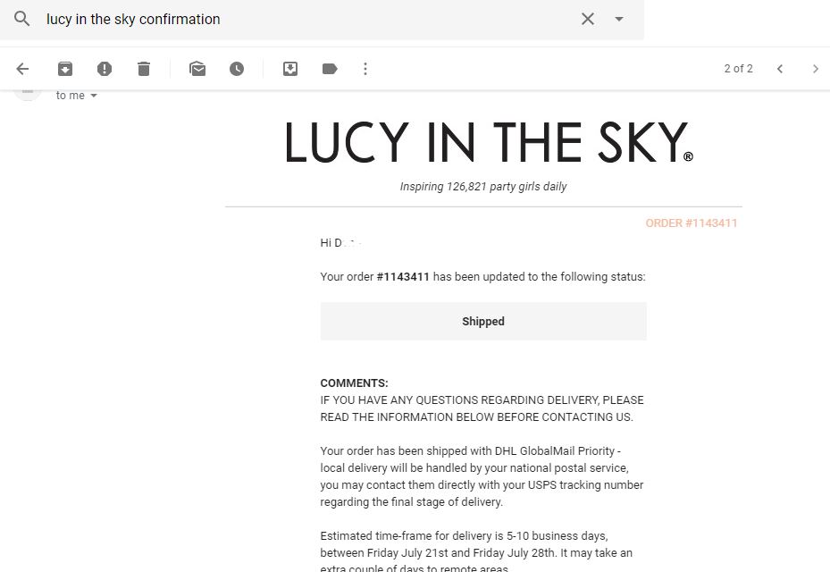 lucyintheskystore reviews