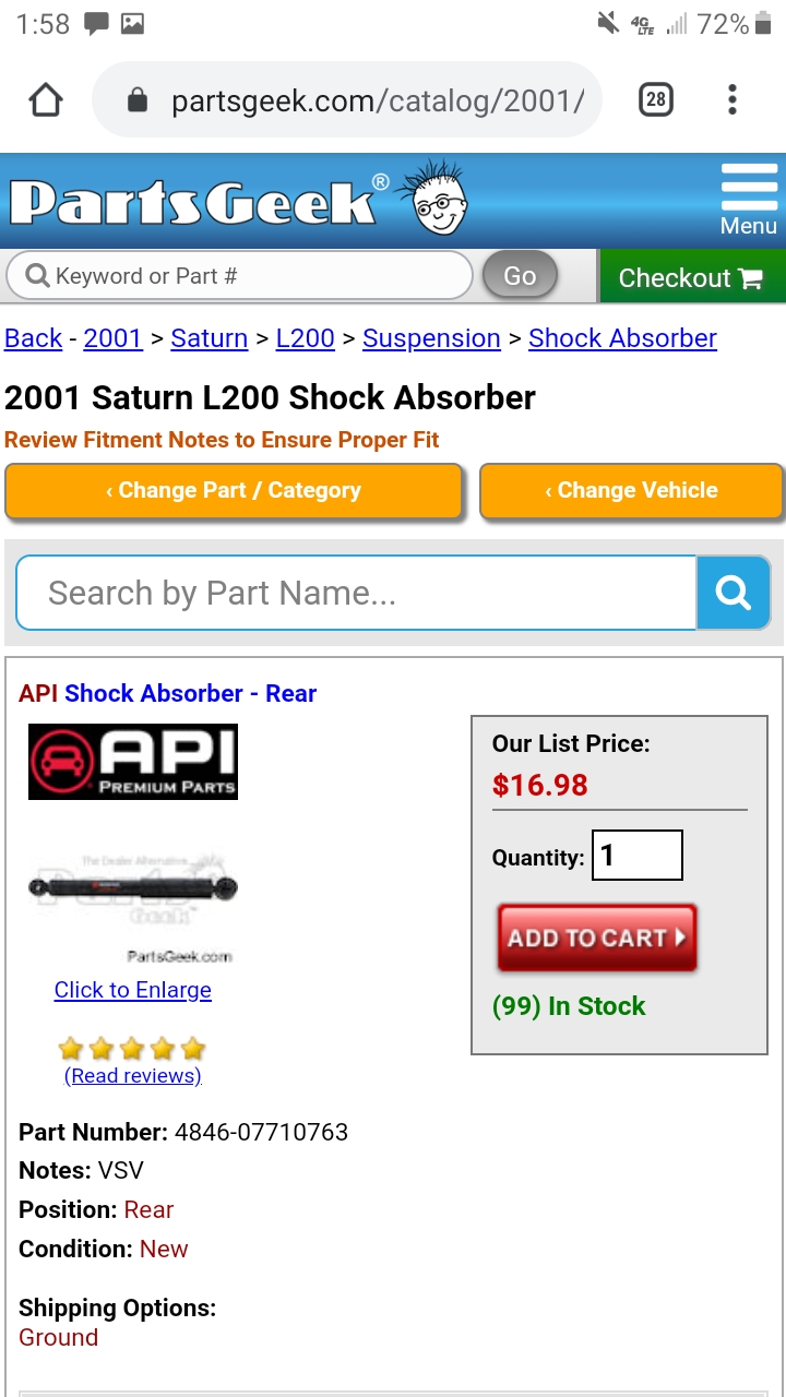 PartsGeek Reviews 440 Reviews of Sitejabber