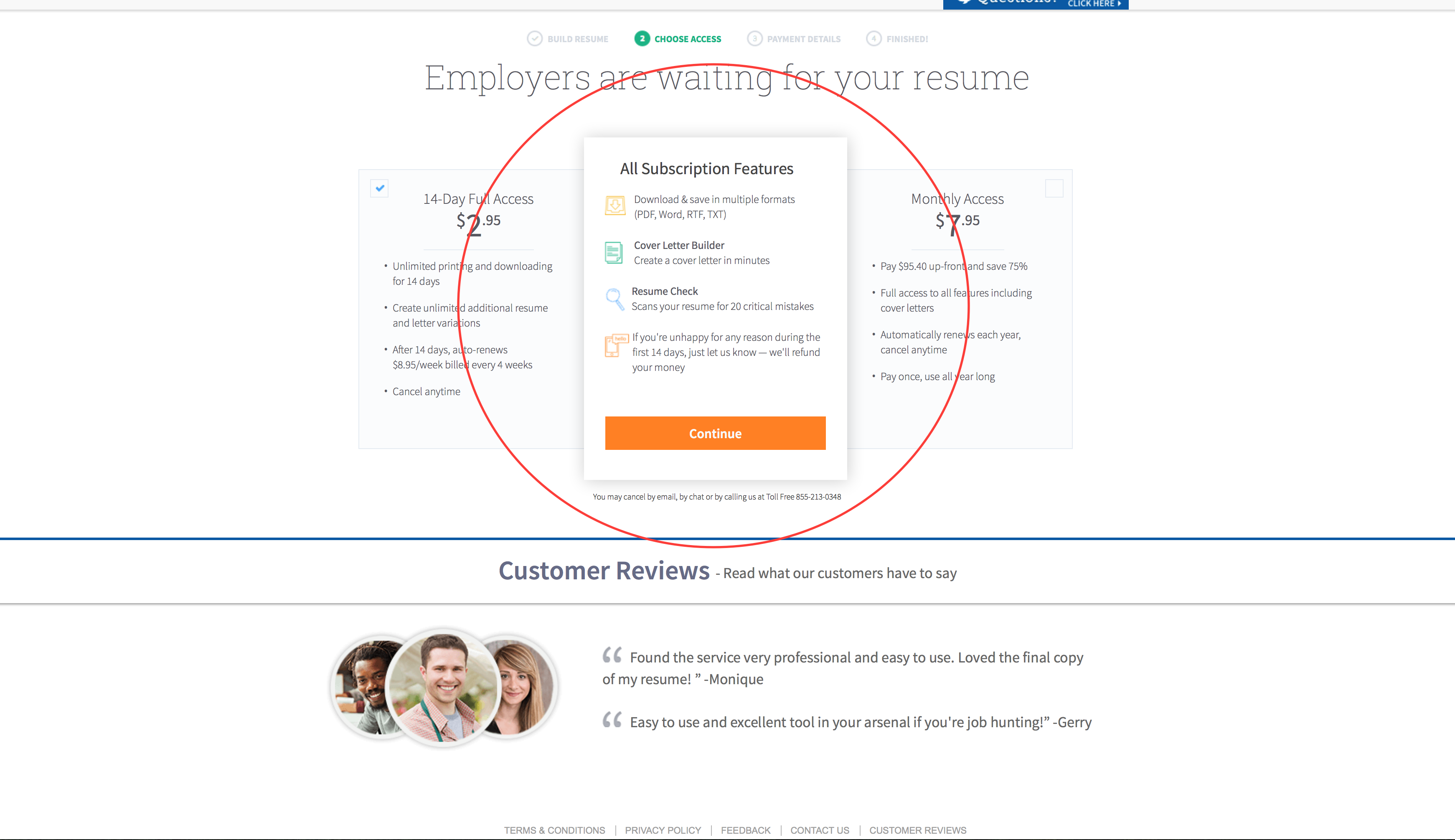 my perfect resume reviews