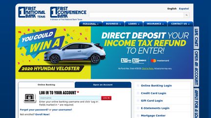 First convenience bank routing number texas