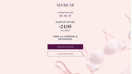 Adore Me Size Chart