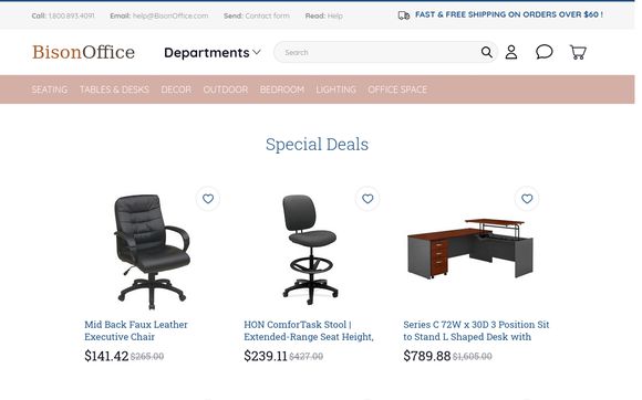 BisonOffice Reviews - 68 Reviews of Bisonoffice.com | Sitejabber