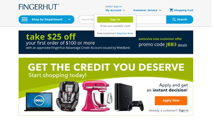 Fingerhut Payment Chart 2018