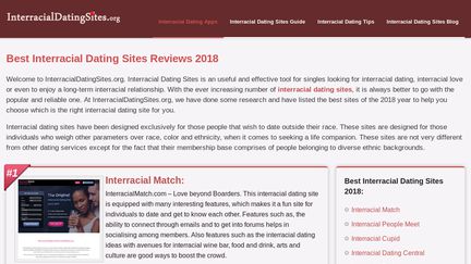 Online interracial dating sites