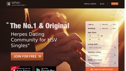 Dating online e herpes