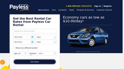 paylesscarrental reviews 7 reviews of paylesscar com payless car rental customer service