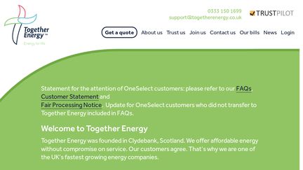 Together Energy Reviews >> Together Energy Reviews 3 Reviews Of Togetherenergy Co Uk Together Energy Reviews >> Together Energy Reviews 3 Reviews Of Togetherenergy Co Uk