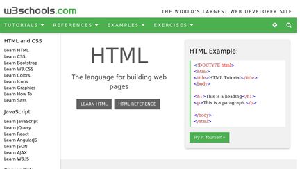 W3school html W3school html
