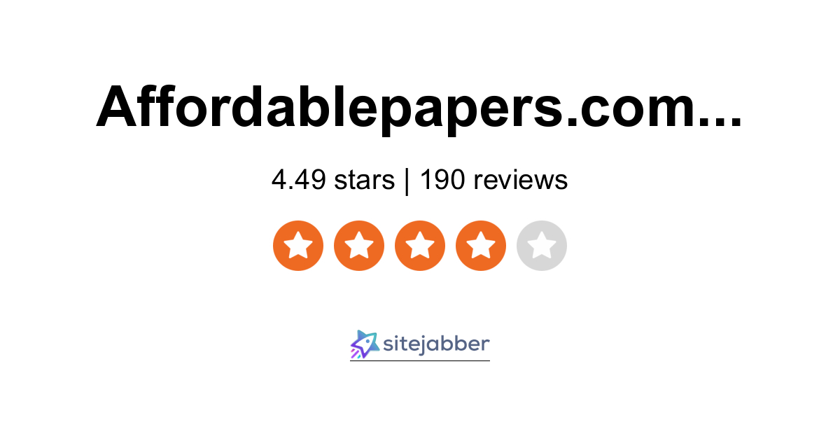 AffordablePapers.com Reviews