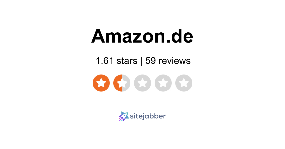 Amazon DE Reviews - 51 Reviews of Amazon.de | Sitejabber
