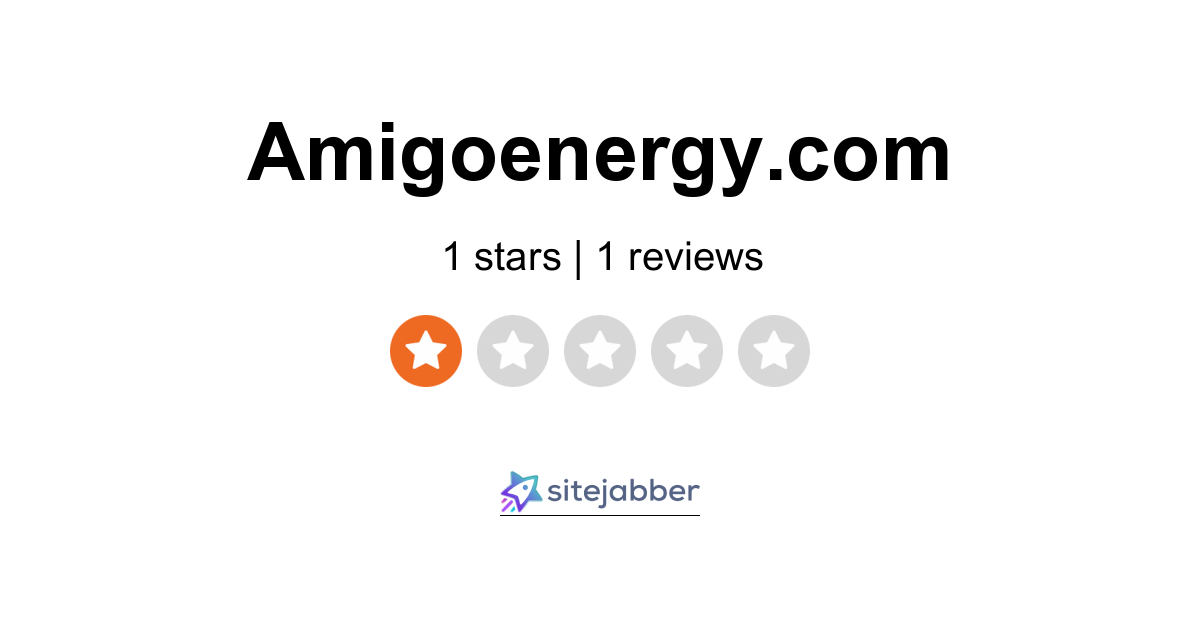 Reviews for Amigo Energy