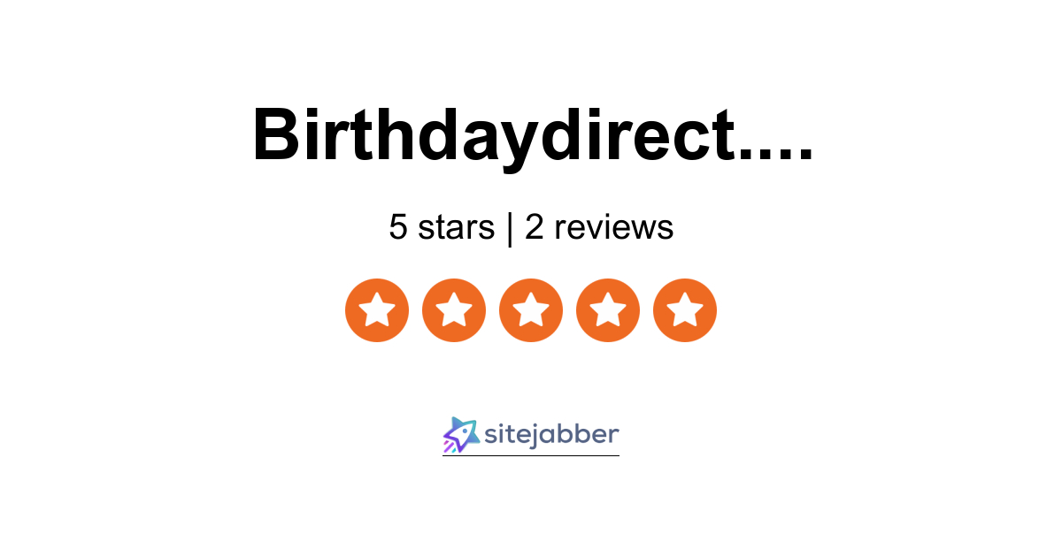 Birthday Direct Reviews - 2 Reviews of Birthdaydirect.com