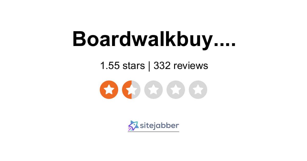 332 Reviews of Boardwalkbuy.com | Sitejabber