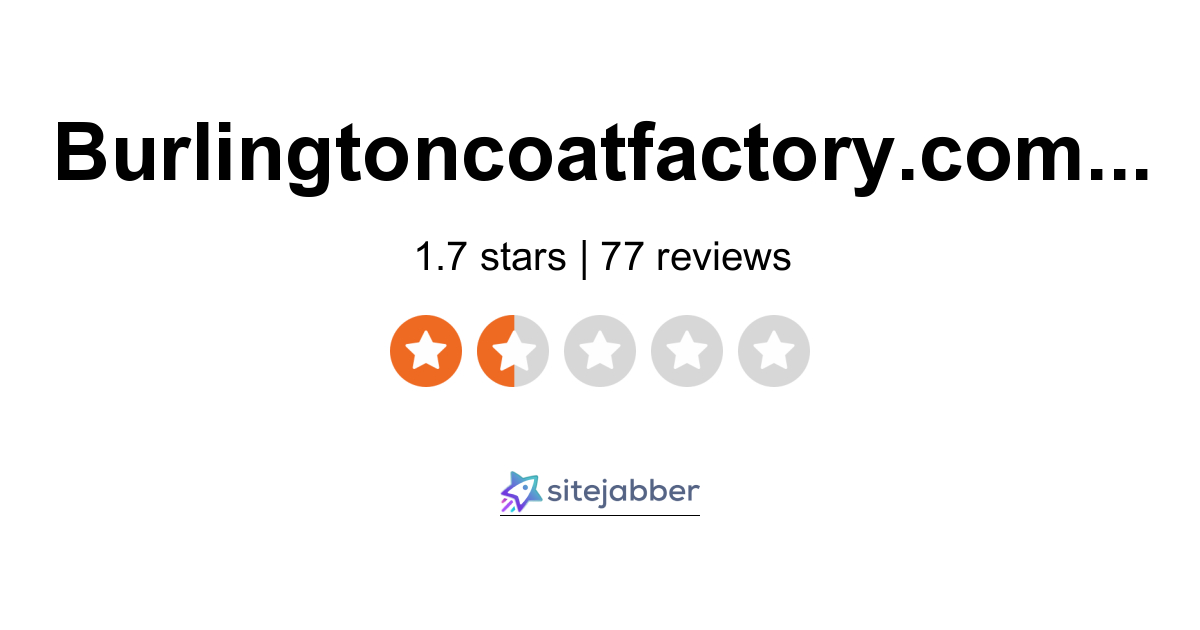 Burlington Coat Factory Reviews - 58 Reviews of ...