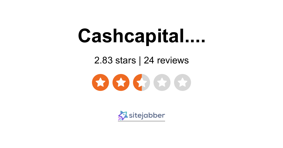 Cash Capital Reviews - 22 Reviews of Cashcapital.online | Sitejabber
